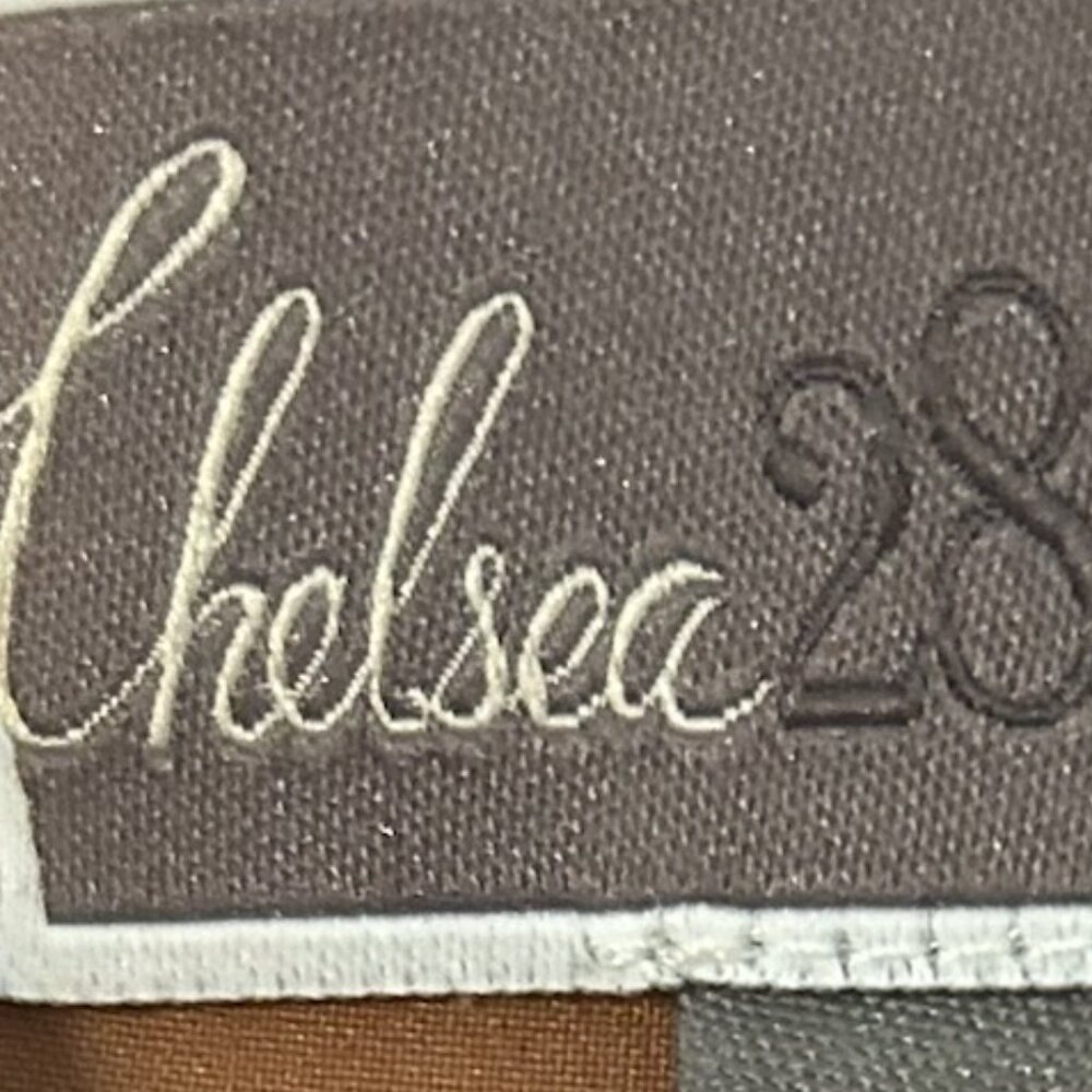 NWT Chelsea28 Rust Carmel Velvet Jacket With Satin Neck Tie Scarf - Picture 6 of 10